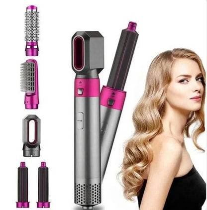 5-in-1 Styling Brush with Coanda Effect and Ionic Technology for Drying and Curls