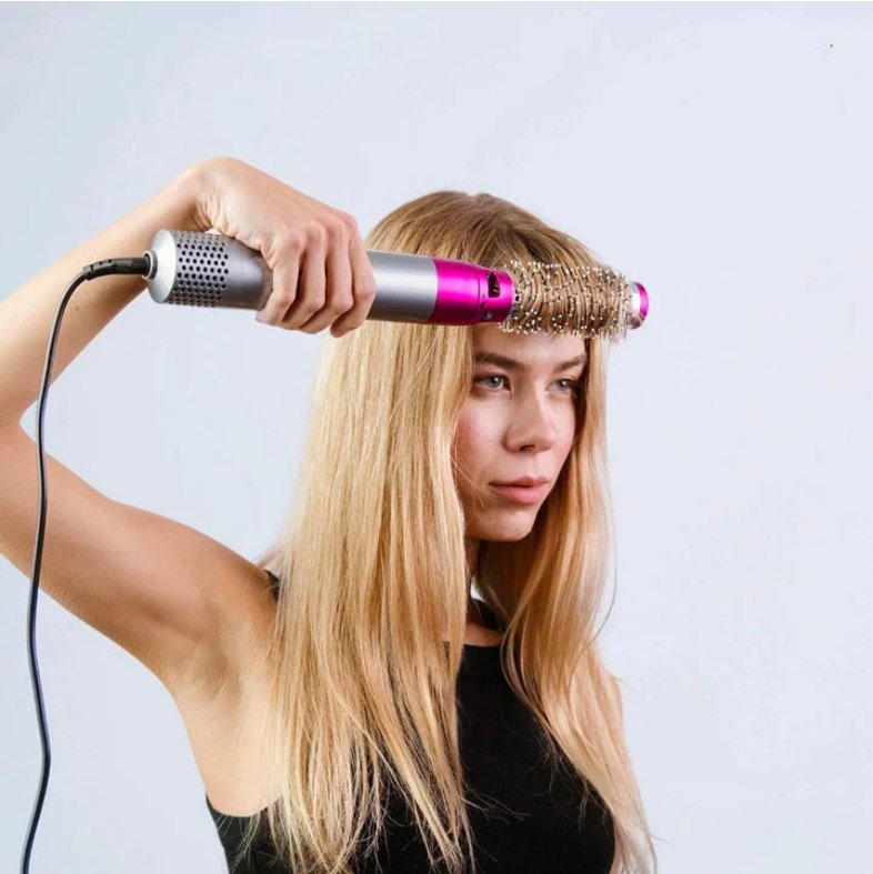 5-in-1 Styling Brush with Coanda Effect and Ionic Technology for Drying and Curls