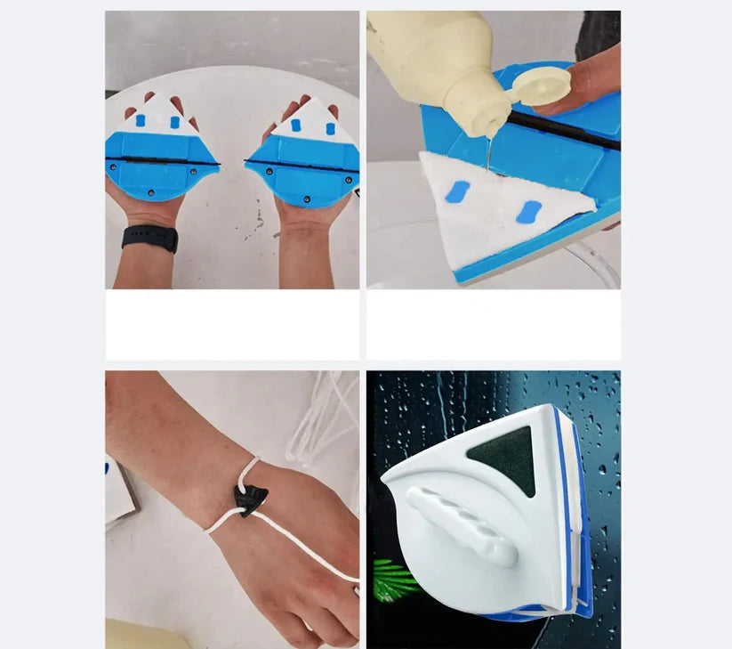 Magnetic Window Cleaner for Safe and Fast Cleaning