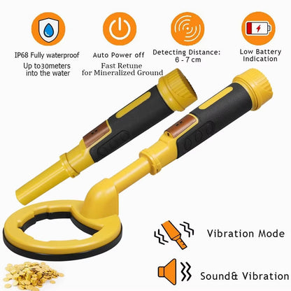 IP68 Waterproof Metal Detector for Scuba Diving and Treasure Searching