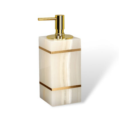 Modern Bathroom Decorative Cup with Gold Accent