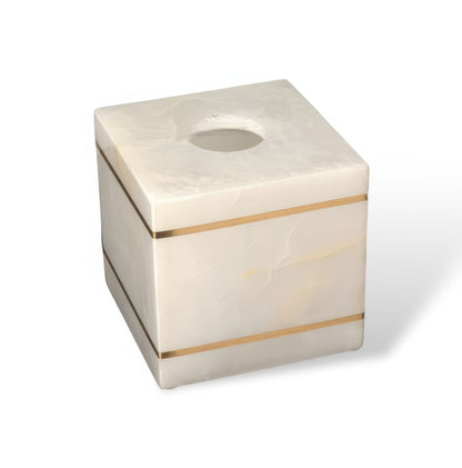 Modern Bathroom Decorative Cup with Gold Accent