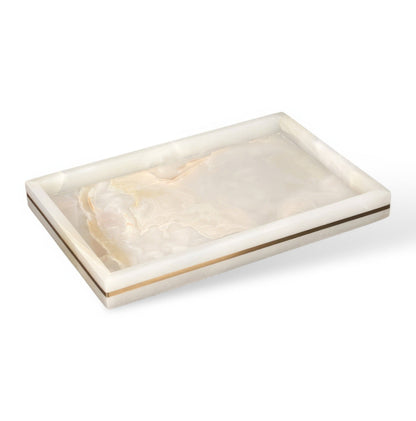 Modern Bathroom Decorative Cup with Gold Accent