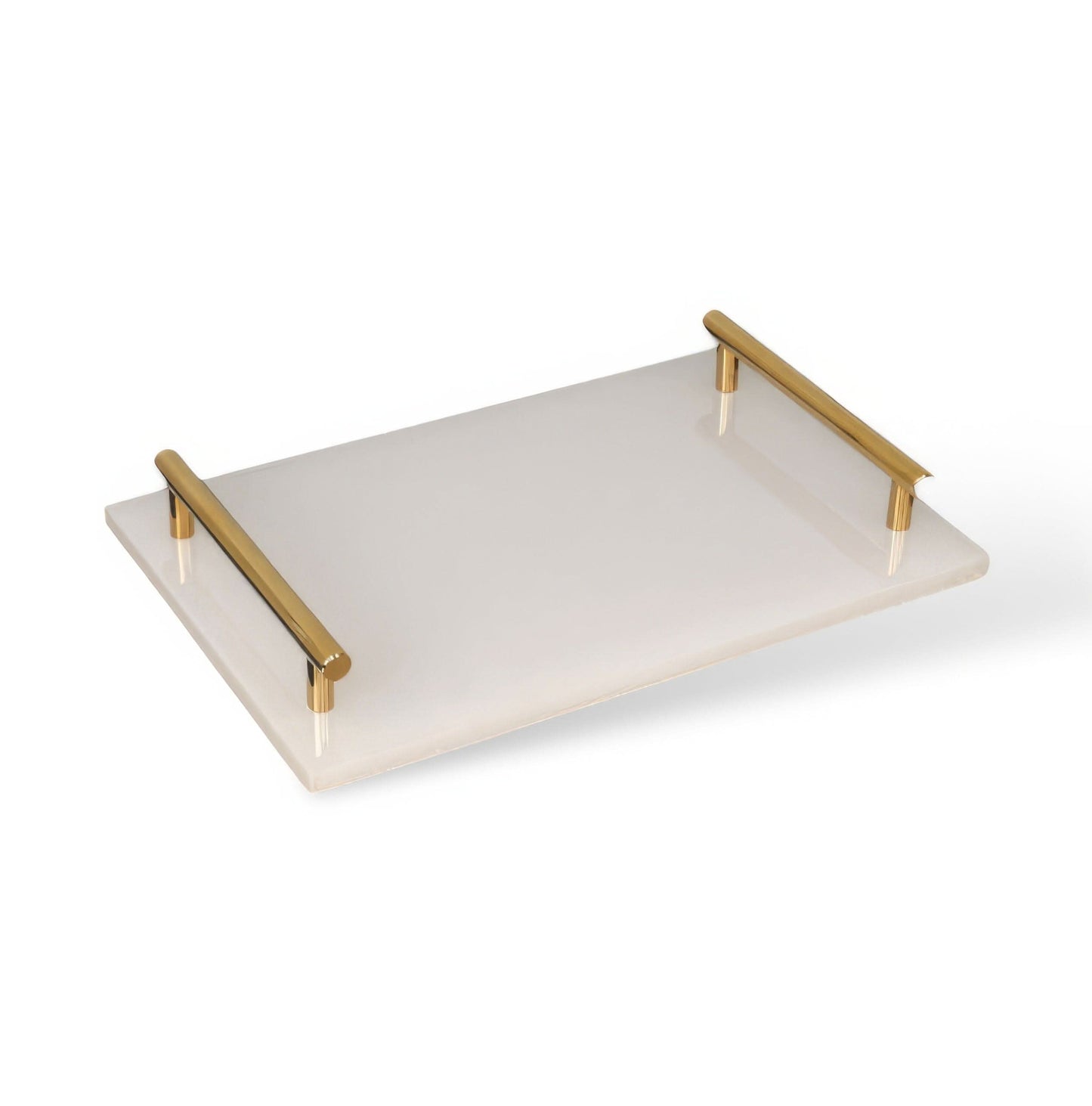 Modern Bathroom Decorative Cup with Gold Accent