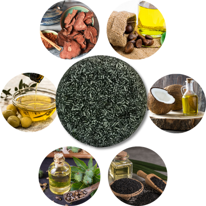 Natural Darkening Bar Shampoo for Hair