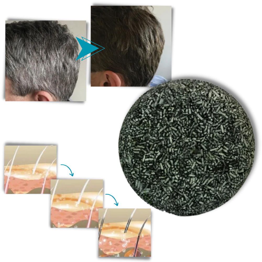 Natural Darkening Bar Shampoo for Hair