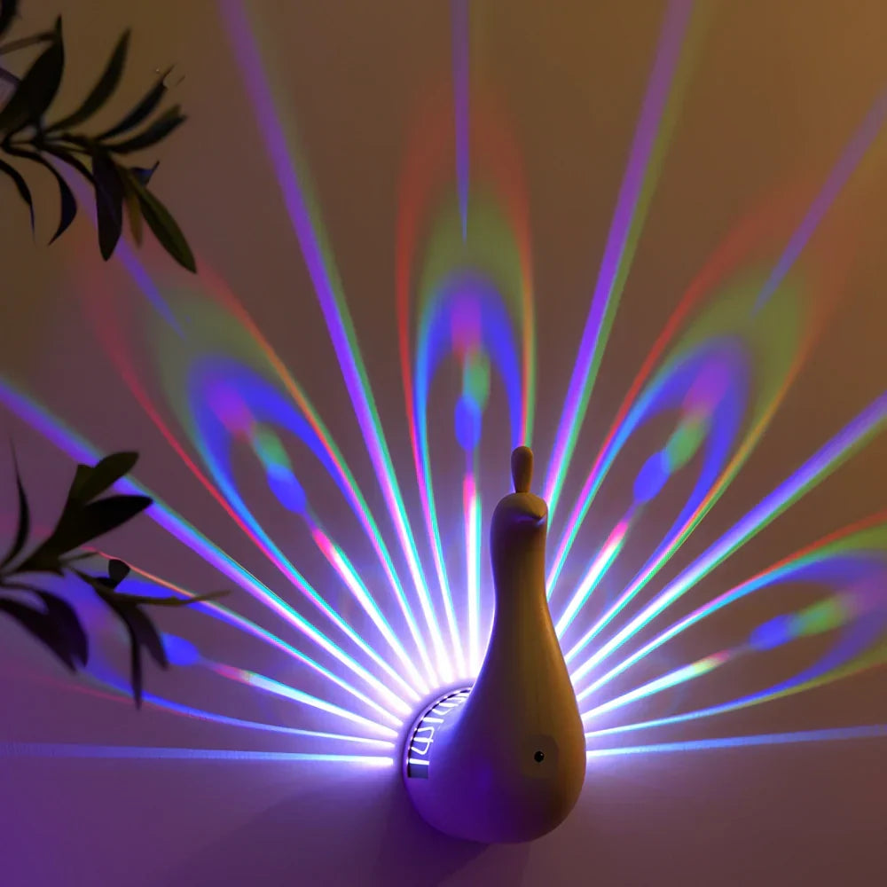 LED Night Light with Animal Projections for Walls