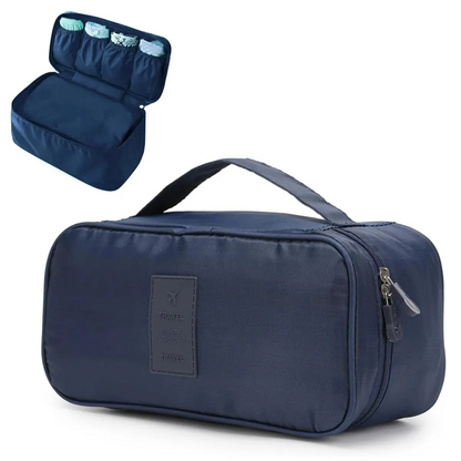 Toiletry and Cosmetic Case Organizer Bags for Multi-Function Bra Storage