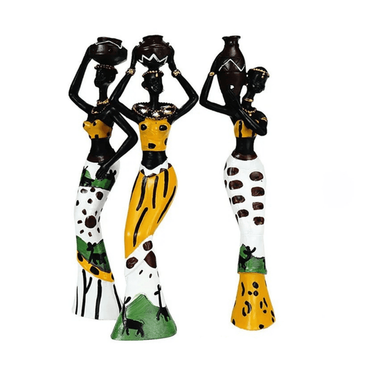 Artistic Touch Colorful Decorative Statues for Elegant Home Décor
