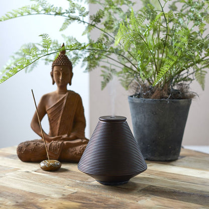 Natural Wood Aroma Mist Maker | Remote-Controlled Diffuser with 10-Hour Runtime