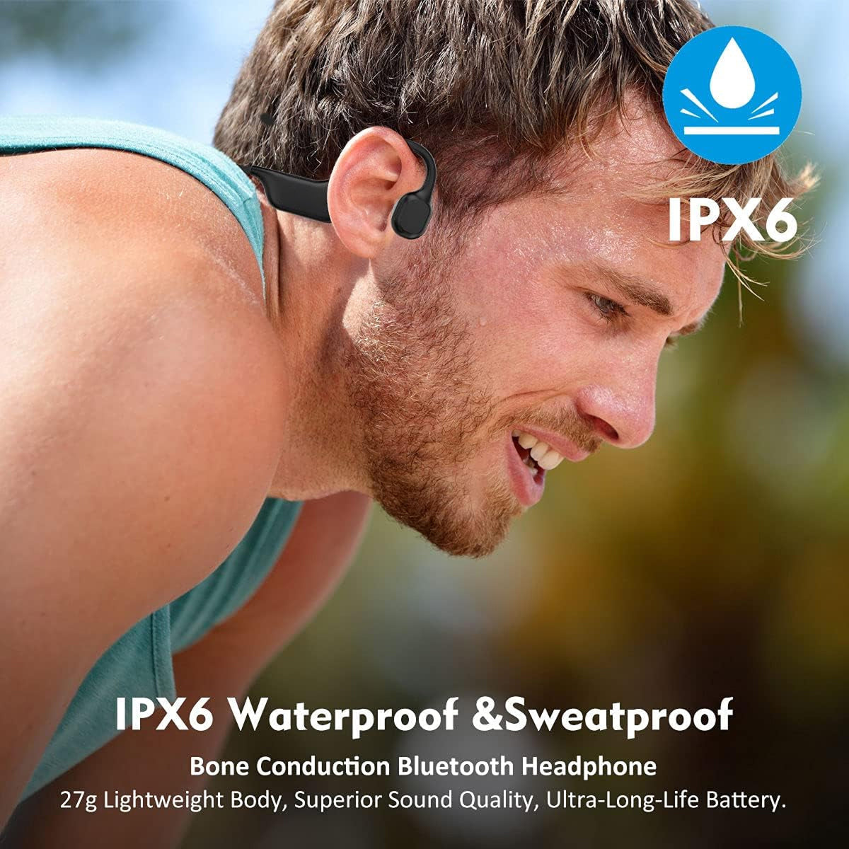 Open-Ear Bone Conduction Headphones for Running - UK