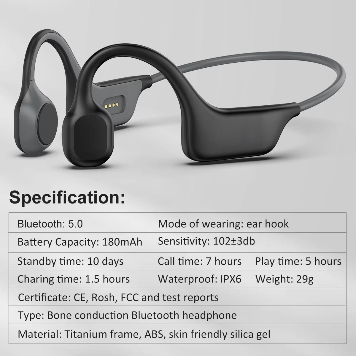 Open-Ear Bone Conduction Headphones for Running - UK