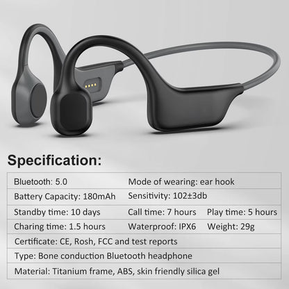 Open-Ear Bone Conduction Headphones for Running - UK