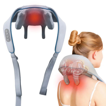 Rechargeable Neck and Shoulder Massager for Pain Relief