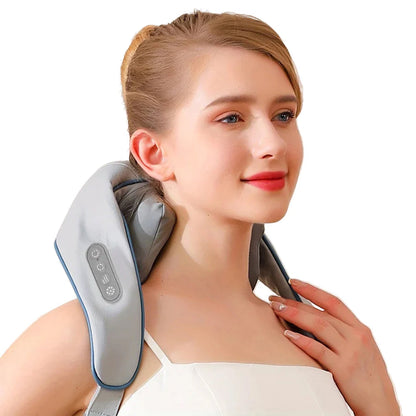 Rechargeable Neck and Shoulder Massager for Pain Relief