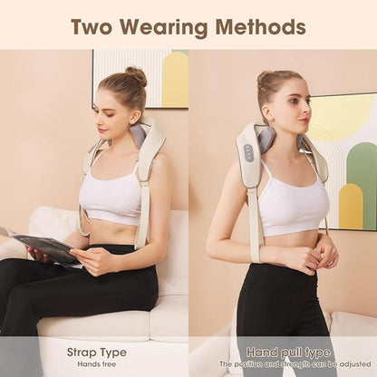 Rechargeable Neck and Shoulder Massager for Pain Relief