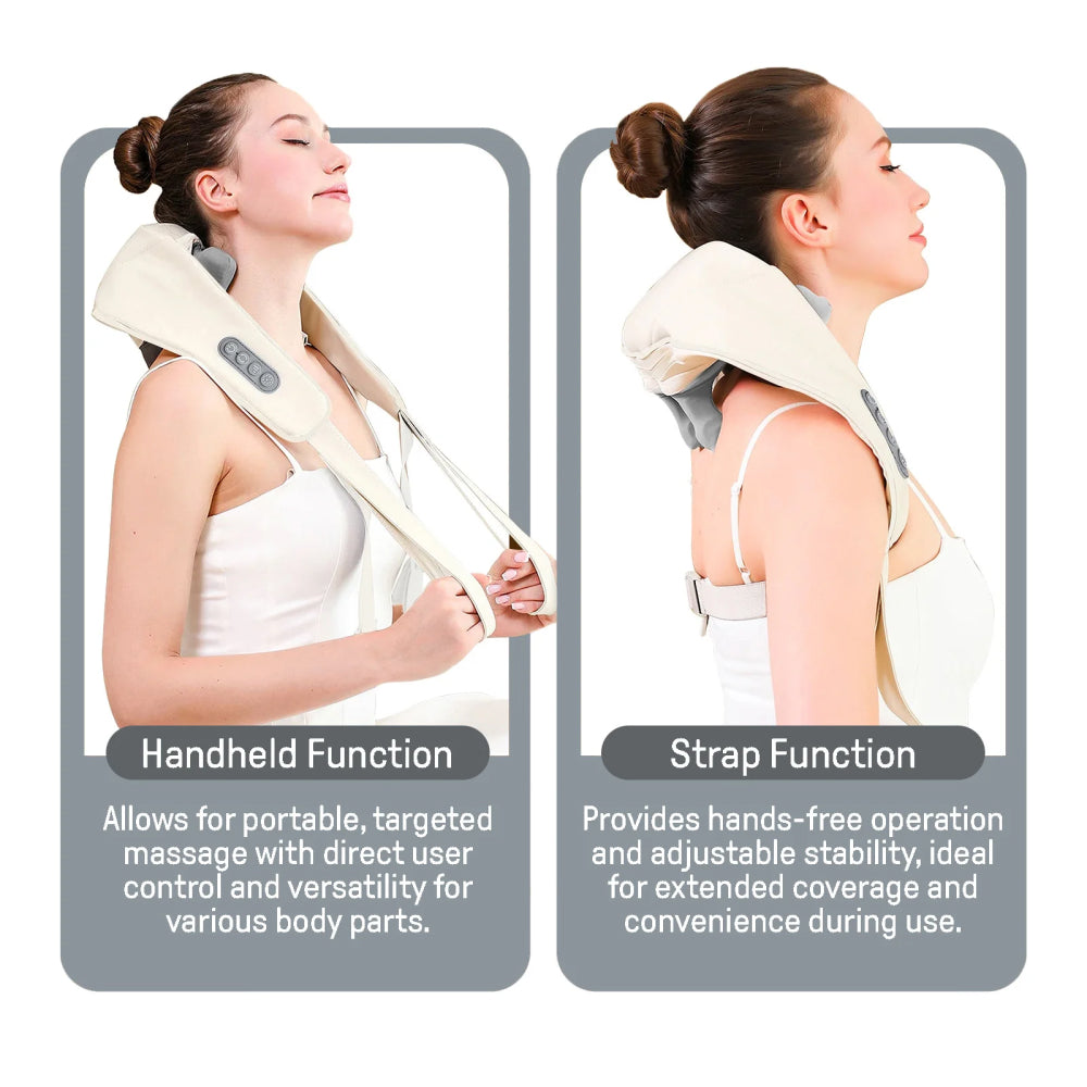 Rechargeable Neck and Shoulder Massager for Pain Relief