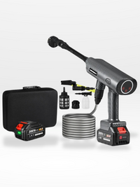 200 Bar High Pressure Cleaner Pack + Accessories with 1 Battery