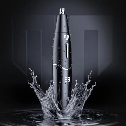 Nose and Eyebrow Trimmer with LCD Display and Waterproof IPX6 Design