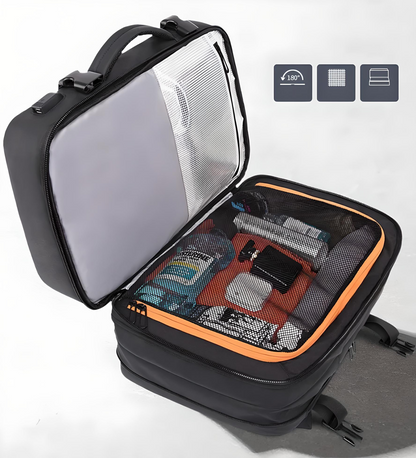 Versatile Traveler's Backpack with USB Charging