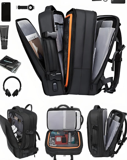 Versatile Traveler's Backpack with USB Charging