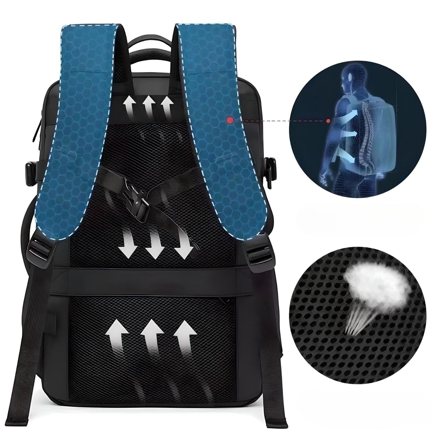 Versatile Traveler's Backpack with USB Charging