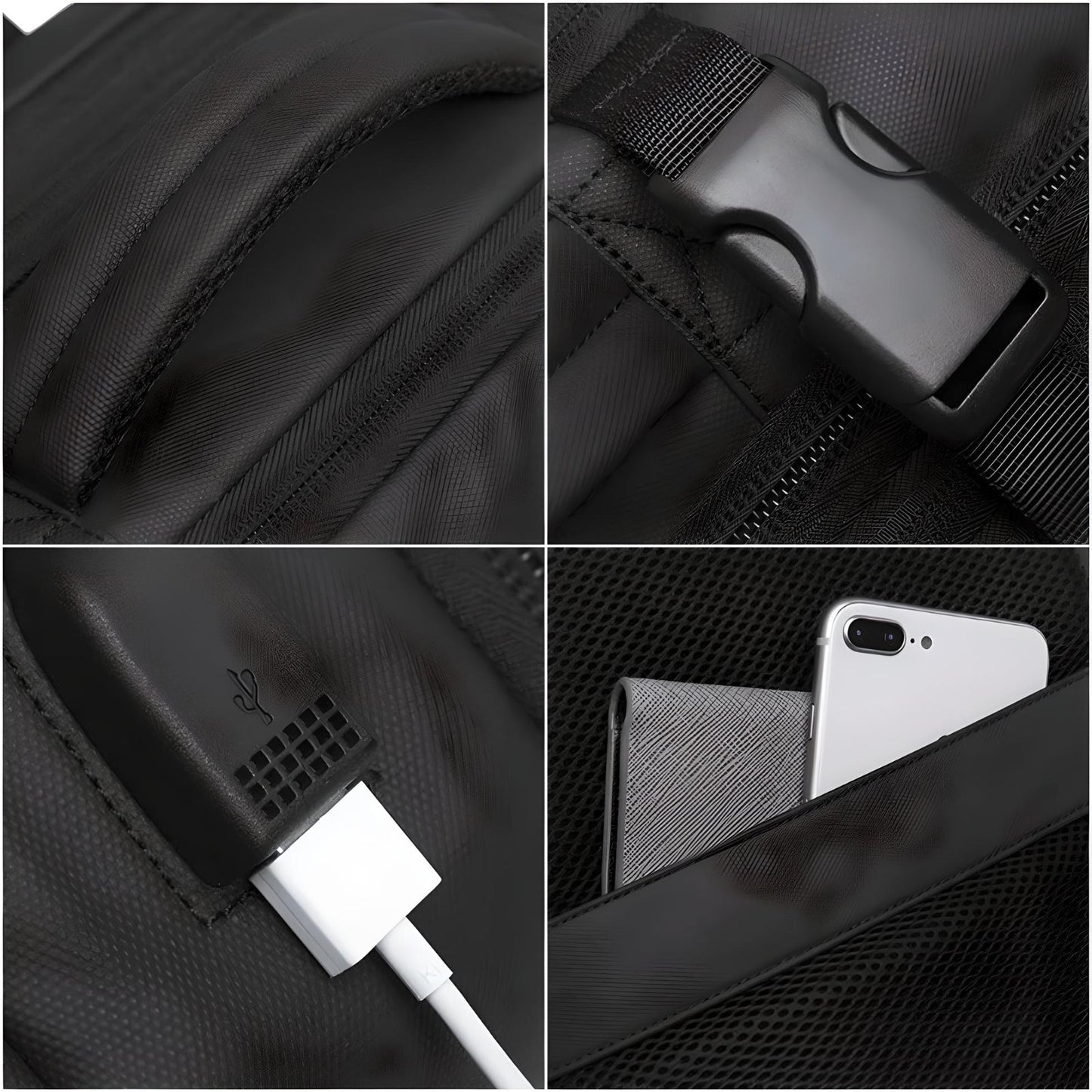 Versatile Traveler's Backpack with USB Charging