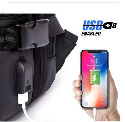 Versatile Traveler's Backpack with USB Charging