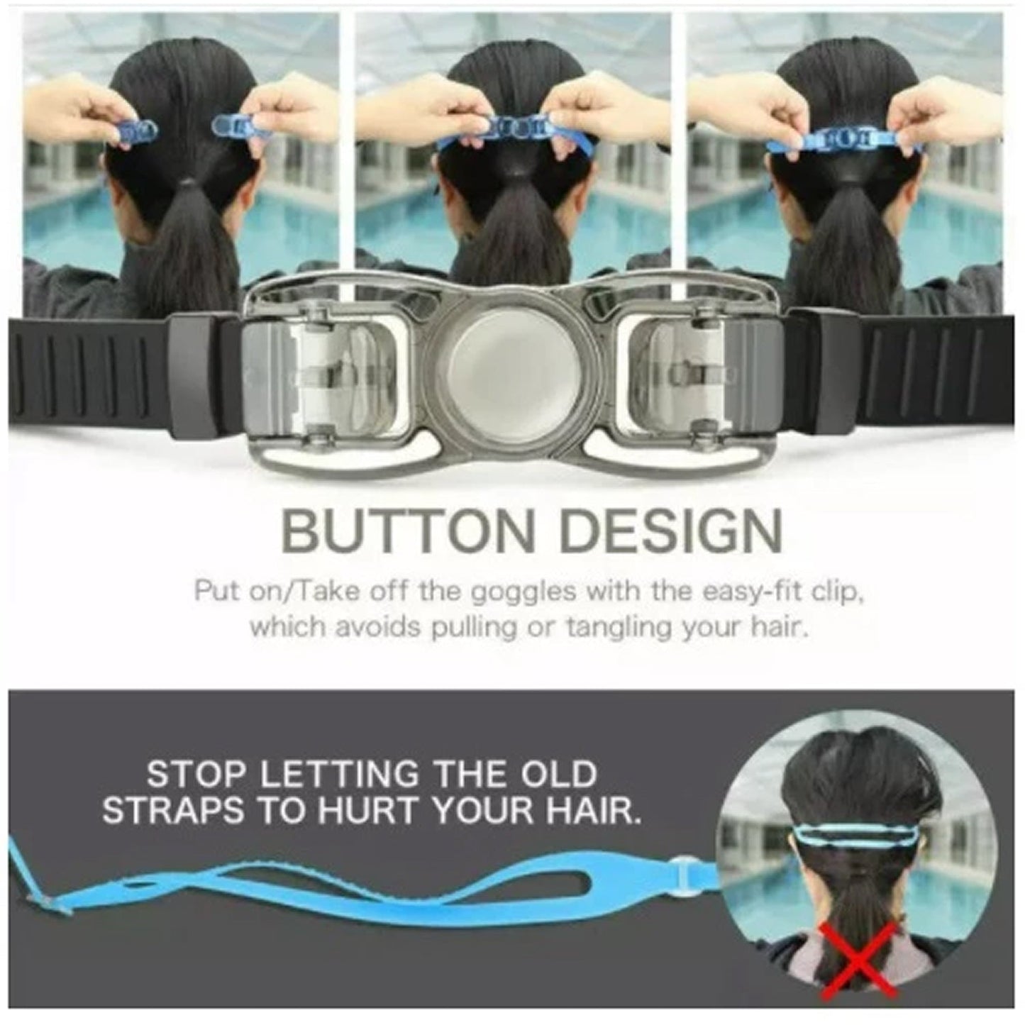 Professional Swimming Goggles with HD Anti-Fog Lenses