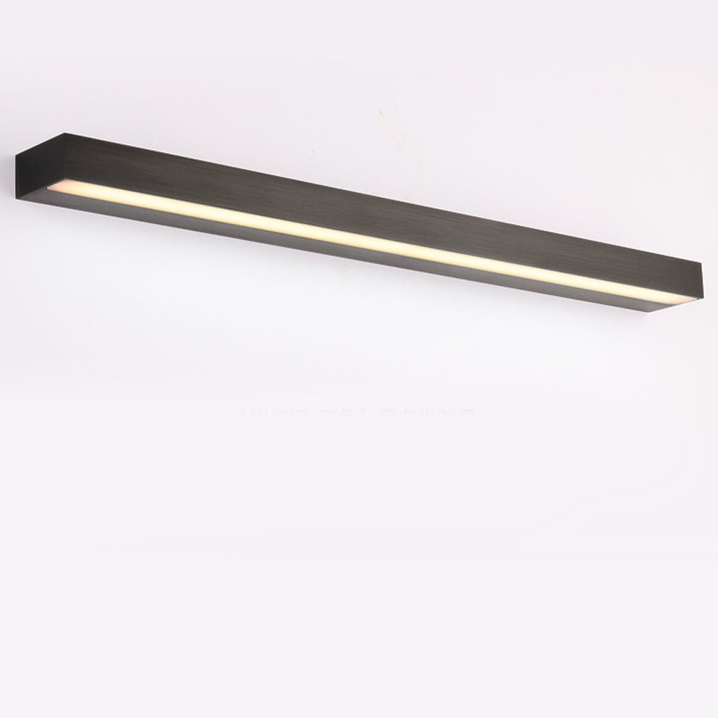 Rectangle LED Vanity Light for Bathroom – 20"/24"/28" with Downlight