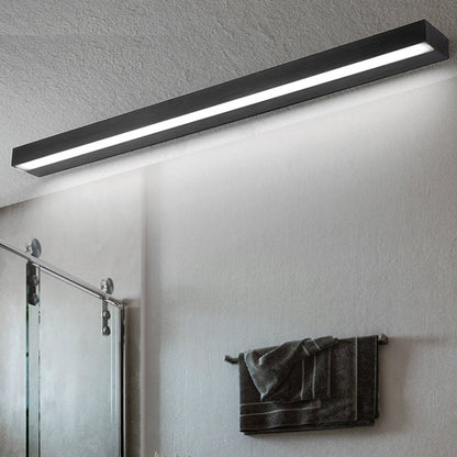 Rectangle LED Vanity Light for Bathroom – 20"/24"/28" with Downlight