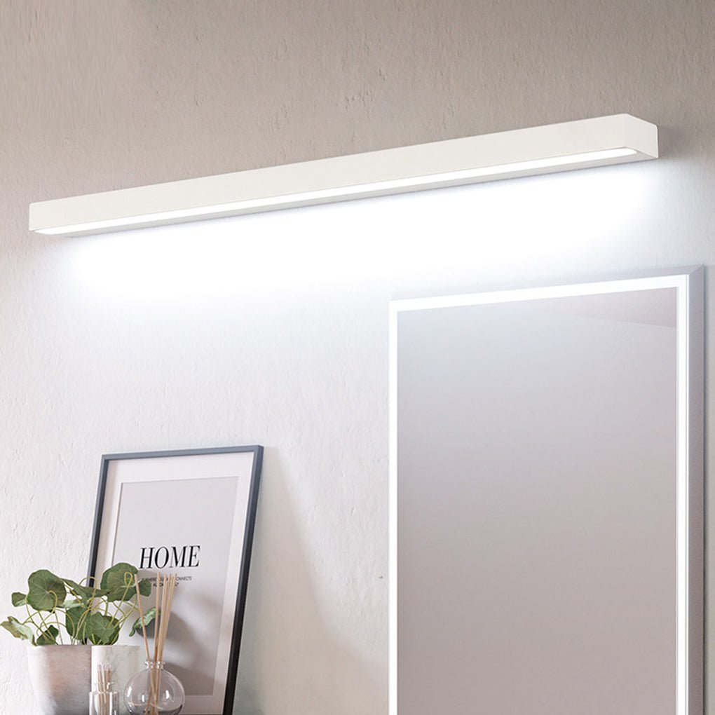 Rectangle LED Vanity Light for Bathroom – 20"/24"/28" with Downlight