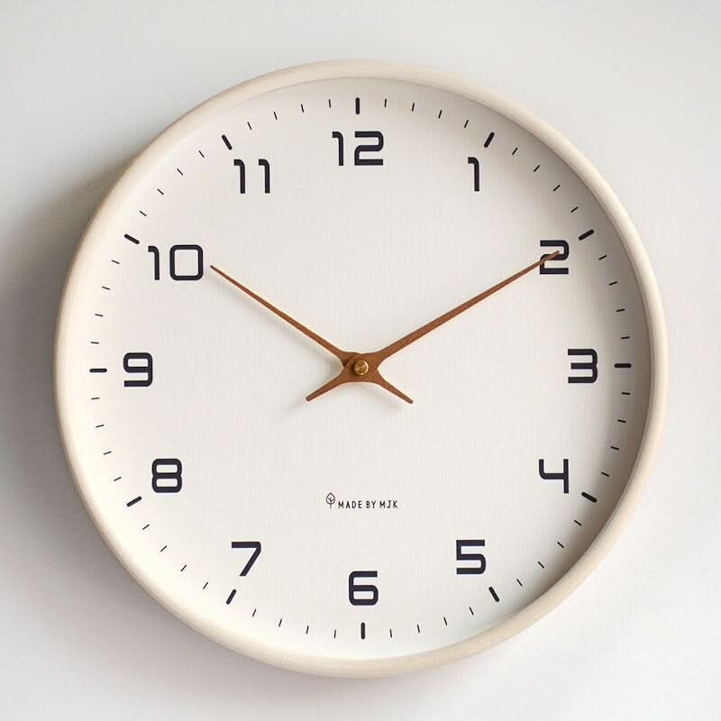 Serene Timepiece – Sleek Silent Wooden Wall Clock