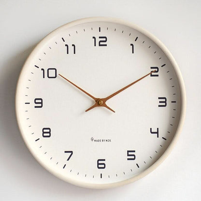 Serene Timepiece – Sleek Silent Wooden Wall Clock