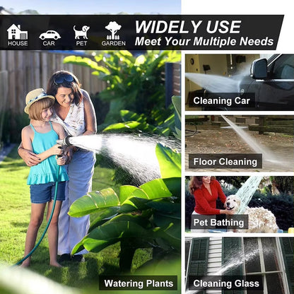 Durable Garden Hose Nozzle with 9 Spray Patterns