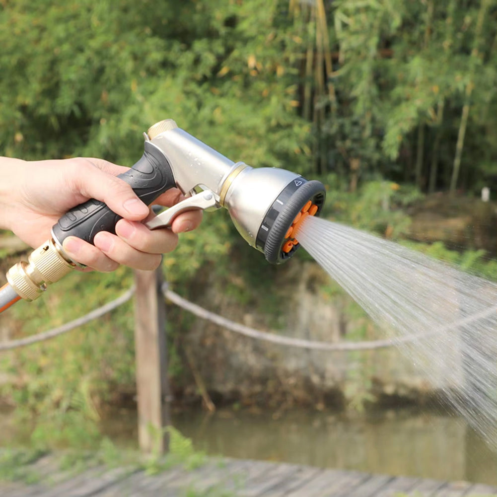 Durable Garden Hose Nozzle with 9 Spray Patterns