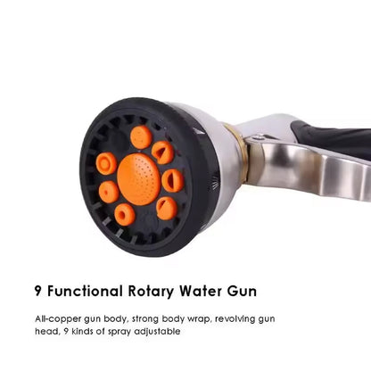Durable Garden Hose Nozzle with 9 Spray Patterns