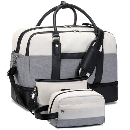 Spacious Travel Duffel for Women - Large Weekend Overnight Bag
