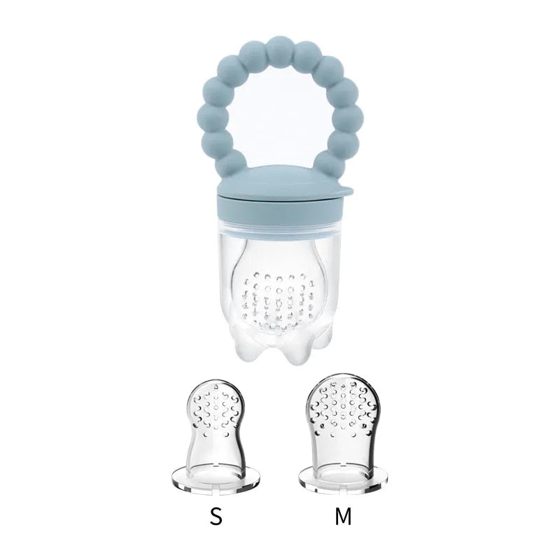 Smart Baby Food Feeder with Teething Ring - BPA Free