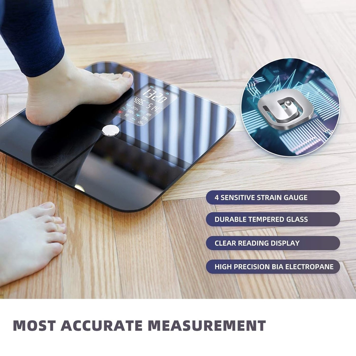 Intelligent Body Composition Scale for Fat Measurement