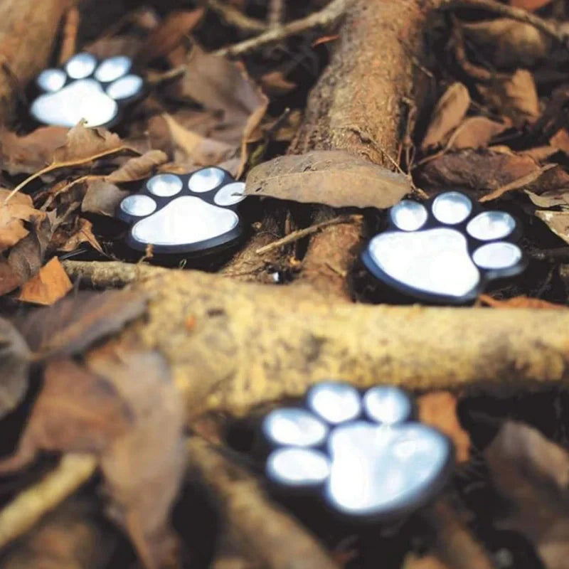 Outdoor Solar Light in Paw Shape – Energy-Saving Design