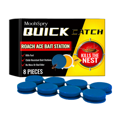 Discreet Roach Control Station for a Cleaner Home