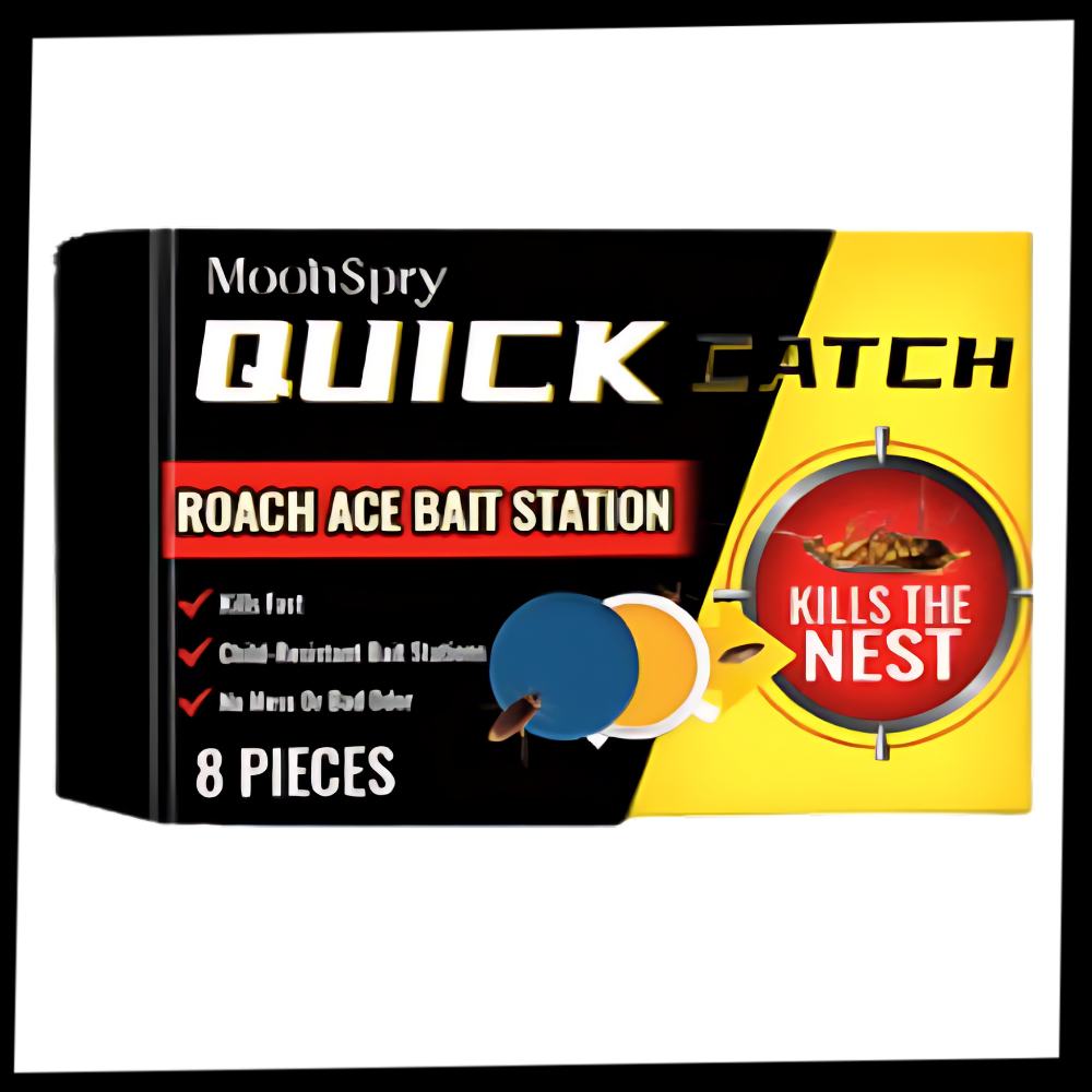 Discreet Roach Control Station for a Cleaner Home