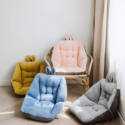 Luxurious Office Chair Support Cushion with Backrest and Fun Design