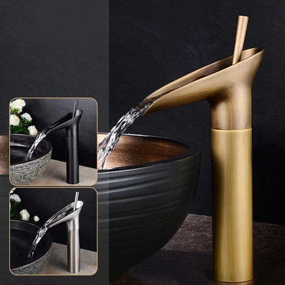 Waterfall Sink Faucet in AquaCascade Style