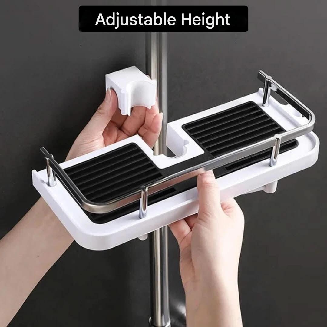 Self-Adhesive Shower Storage Rack – No Drilling Required