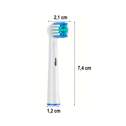 Replacement Toothbrush Heads Set of 4 for Oral-B
