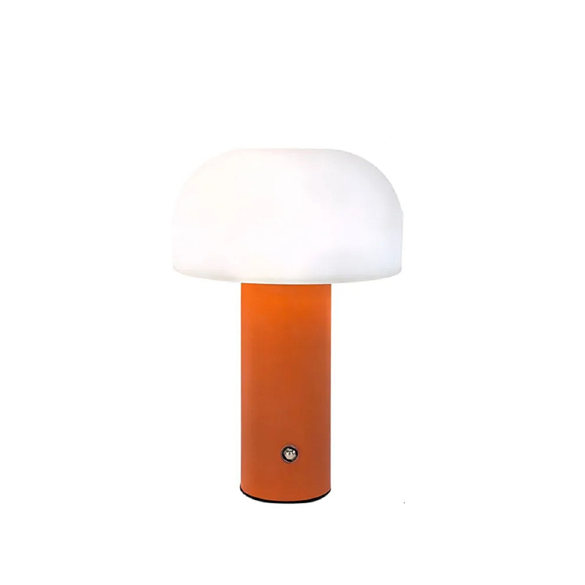 LED Table Lamp with Mushroom Design and Rechargeable Feature