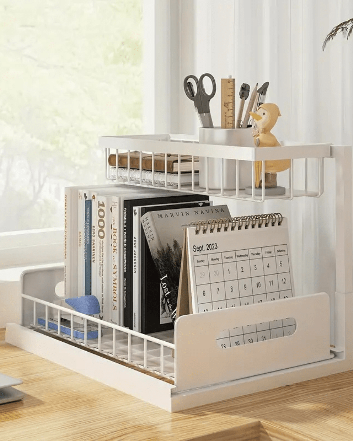 Extendable Under-Cabinet Storage Organizer – Luxurious Design