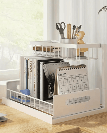 Extendable Under-Cabinet Storage Organizer – Luxurious Design